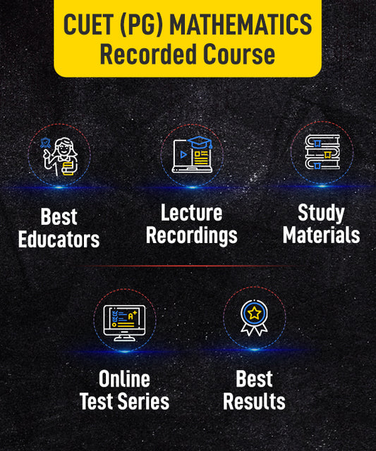 CUET (PG) Mathematics recorded online course  (Hinglish)